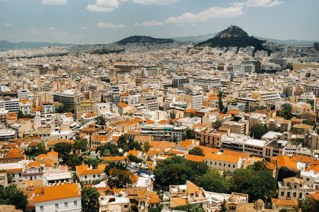 Magnifique ville d'Athènes