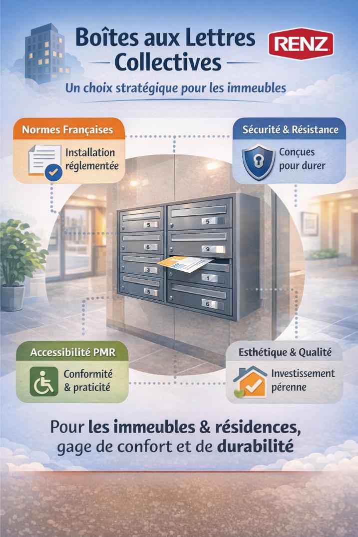 boite lettre collective immeuble